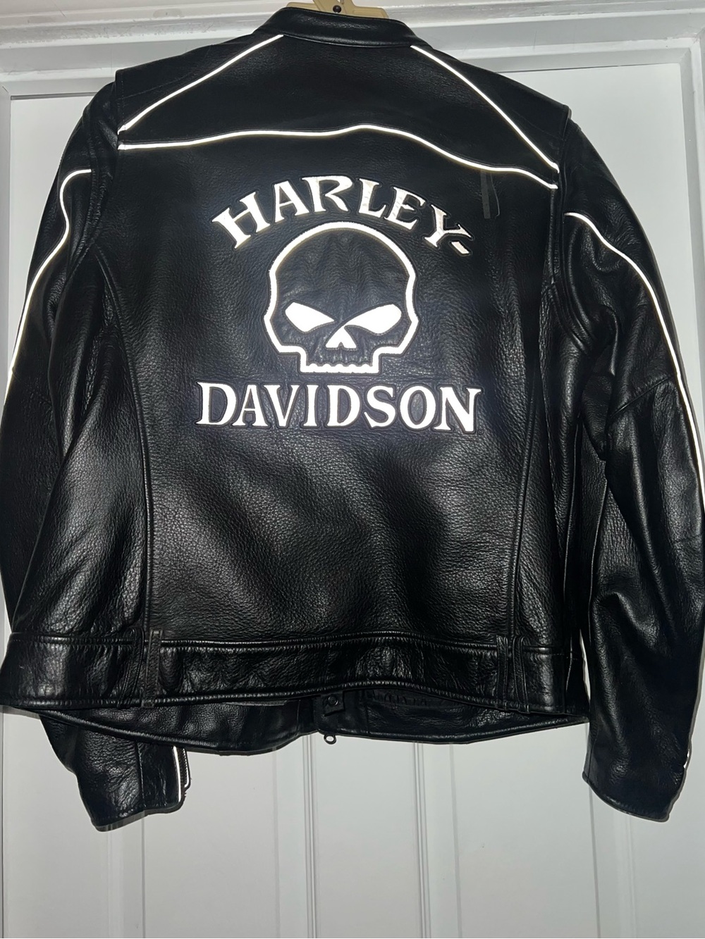 Harley-Davidson Women’s Willie G Skull Leather Jacket